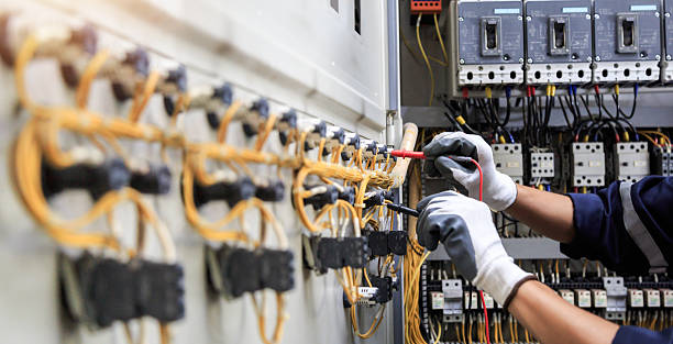Professional Electrician technician working in Fairview, NC